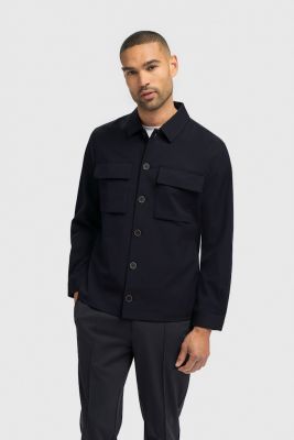 Overshirt cavani blu modern fit