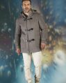 Montgomery taupe coat sea barrier wool blend