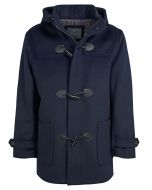 Montgomery blue coat sea barrier wool blend