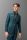 Slim fit digel suit in petrol green with a notch lapel