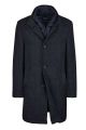 Men's digel blue herringbone coat modern fit