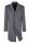 Light gray digel coat modern fit cashmere blend