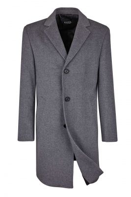 Cappotto digel grigio chiaro modern fit misto cashmere