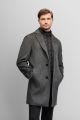 Cappotto grigio medio digel con pettorina antivento staccabile