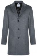 Cappotto digel grigio antracite slim fit in misto cashmere 