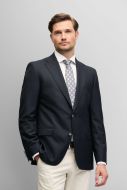 Dark blue digel modern fit jacket vitale barberis canonico wool