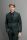 Dark green slim fit wool stretch suit jacket