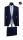 Baggi navy blue groom's suit with a mandarin collar