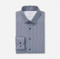 Olymp blue checkered shirt, dynamic flex jersey