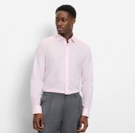 Camicia olymp level five rosa cotone operato stretch slim fit 