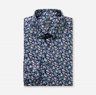 OLYMP Camicia Uomo Luxor Maniche Lunghe – 465 Modern Fit 20, Finta Tinta Unita, Colletto New Kent, Cotone