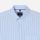 Olymp casual regular fit shirt in blue striped Oxford cotton