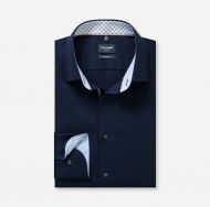Olymp luxor camicia modern fit blu colletto new kent