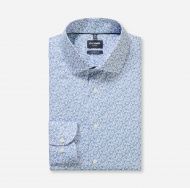 Camicia olymp modern fit fantasia paisley azzurra