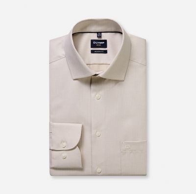 Camicia naturale olymp luxor modern fit in cotone operato
