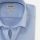 Camicia celeste olymp slim fit in cotone stretch operato