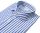 Ingram technical no‑iron shirt with blue stripes