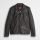 Giacca biker in pelle di agnello chocolate mcs uomo