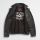 Giacca biker in pelle di agnello chocolate mcs uomo