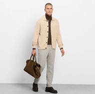 Olymp beige cardigan in wool blend