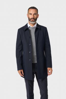 Cappotto trench blu cavani 