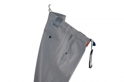 Pantalone grigio chiaro sea barrier modern fit cotone stretch gabardina smerigliata
