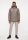 Giaccone fango milestone con collo in eco pelliccia staccabile 