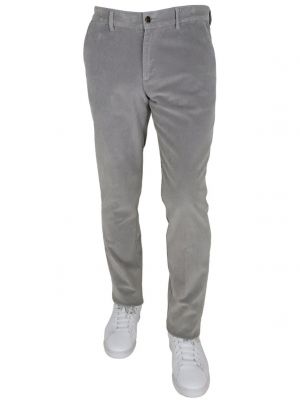 Sea barrier pants in stretch velvet, modern fit