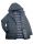 Blue sea barrier modern fit parka jacket