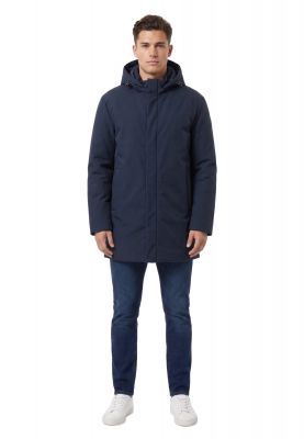 Giaccone parka blu sea barrier modern fit