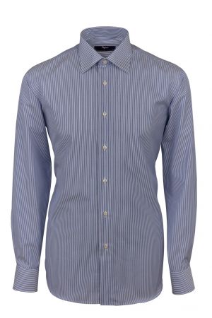 Camicia cottonstir ingram a righe azzurro regular fit