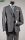 Glossy grey slim fit dress john barritt