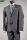 Glossy grey slim fit dress john barritt