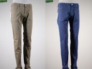 Jeans in cotone piquet delave' trussardi jeans