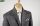 Giacca blazer a quadri grigio con toppe piero giachi