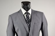 John barritt mid-gray suit cool wool