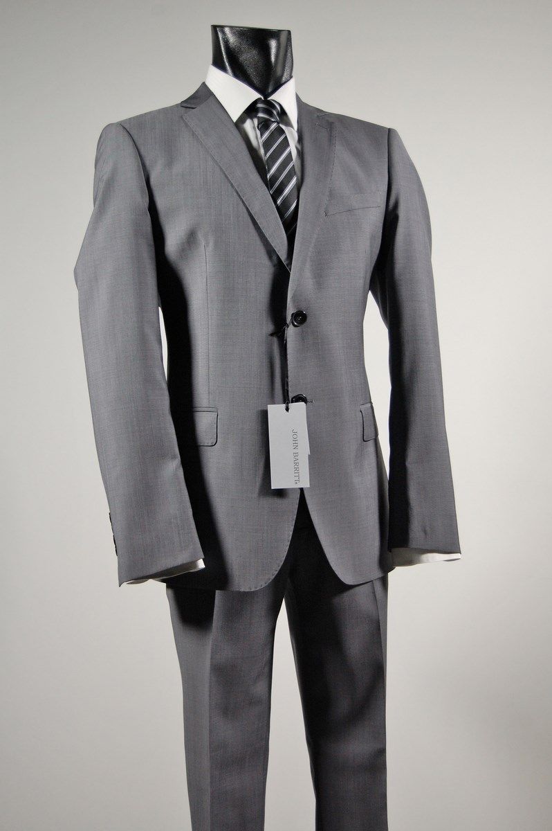 Abito uomo john barritt grigio in fresco lana nuova collezione saldi online
