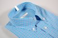 Blue Plaid Shirt ingram button-down