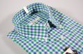 Camicia a quadri ingram collo button down in due colori