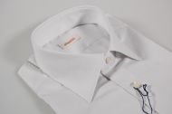 Camicia slim fit grigio perla aramis in puro cotone 