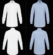 No iron cotton twill shirt ingram smooth regular fit