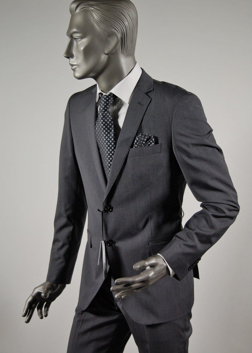 Abito da uomo John Barritt grigio medio drop sei saldi online abbigliamento  per uomo